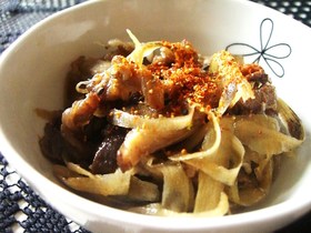 牛肉とごぼうのしぐれ煮♪