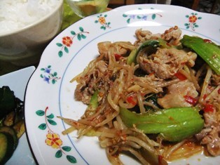 キムチ鍋の素ｄｅピリ辛★豚野菜炒めの画像
