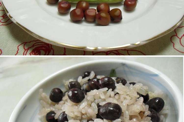 赤えんどう豆のごはん