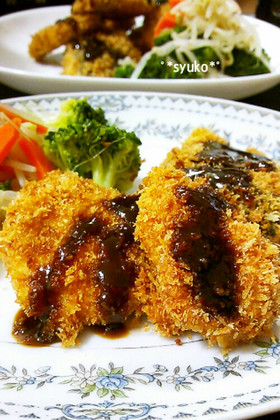 こんがりパン粉で揚げないフライ♪