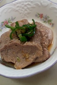 ヒレ肉のバターソテー　生姜オイソース