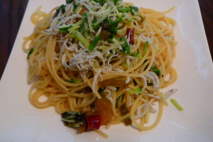しらすと水菜の和風パスタ レシピ 作り方 By Jessiemom クックパッド 簡単おいしいみんなのレシピが353万品
