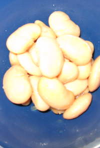 白花豆の煮豆
