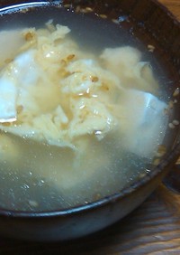 簡単すぎな中華風たまごスープ
