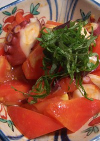 タコ＆トマトの簡単サラダ