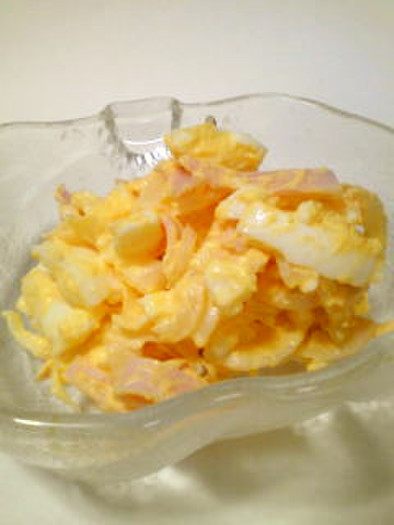 しゃきしゃき新玉ねぎとゆで卵のサラダ☆の写真