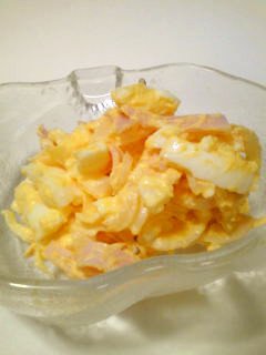 しゃきしゃき新玉ねぎとゆで卵のサラダ☆の画像