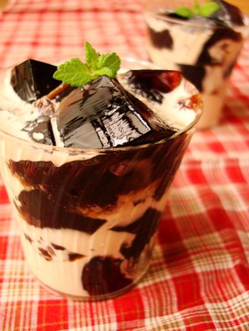 メープルクリームのカフェゼリー
