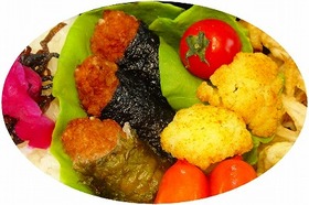お弁当に★鶏ミンチの大葉巻き揚げ