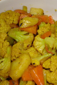 インドの温菜！カリフラワーのサブジ