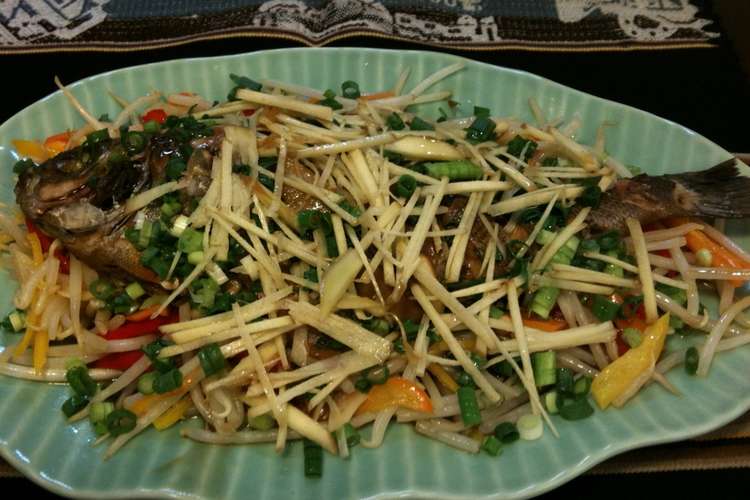 男子ごはん的イサキの中華風たっぷり野菜 レシピ 作り方 By 旦那ごはん クックパッド 簡単おいしいみんなのレシピが353万品