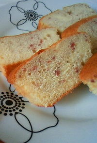 木苺のパウンドケーキ