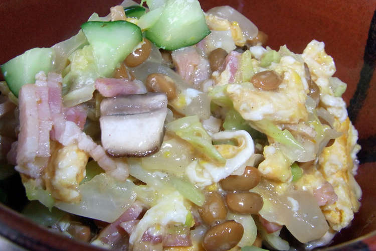 納豆サラダ 日曜の朝ごはん レシピ 作り方 By Claudioken クックパッド 簡単おいしいみんなのレシピが355万品