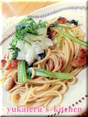 鶏皮オイルで☆ヘルシー鶏皮パスタ☆の写真
