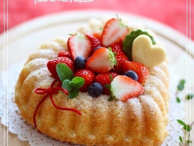 可愛いハートケーキ レシピ 作り方 By Ko Ko クックパッド 簡単おいしいみんなのレシピが357万品