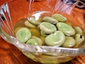 そら豆の❀煮びたし❀
