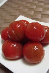 ☆真っ赤なトマトの甘～い麺つゆ浅漬け☆
