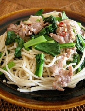 ナンプラーでアジアンそうめんチャンプルー
