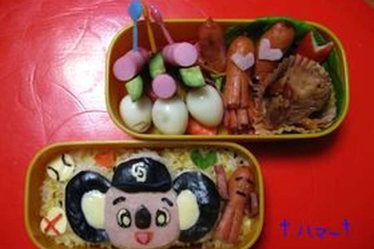ドアラ キャラ弁 中日ドラゴンズ レシピ 作り方 By ハマー クックパッド 簡単おいしいみんなのレシピが353万品