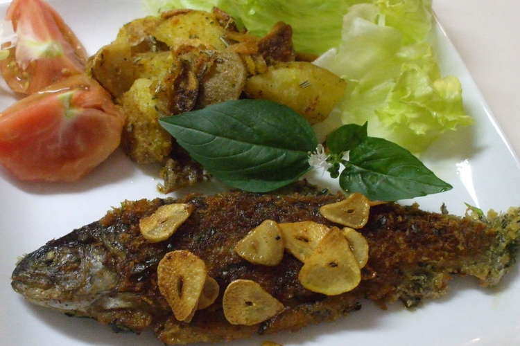 ニジマスの香草パン粉焼き レシピ 作り方 By モンプチっち クックパッド 簡単おいしいみんなのレシピが378万品