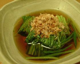 壬生菜のおひたしの画像
