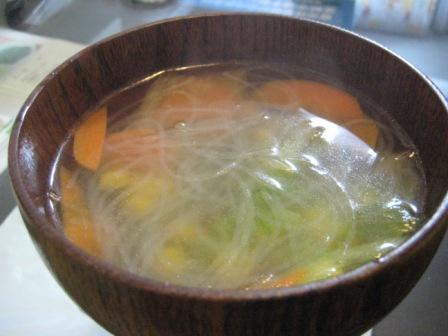 ★コーン入り★春雨スープの画像