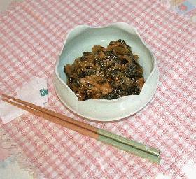 豚肉と大根の葉、茎のピリカラ味噌炒めの画像