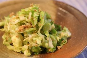 春キャベツの胡麻和え