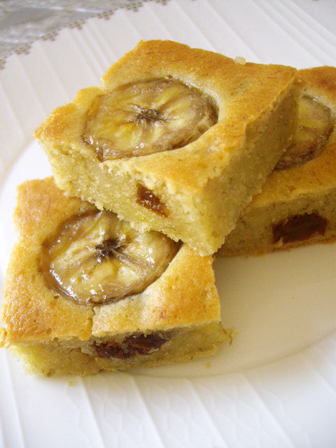 リッチな美味しさ　レーズン・バナナケーキの画像