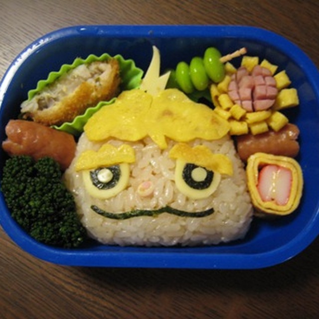 モノランモノランのライゴー弁当 キャラ弁 レシピ 作り方 By かずたろう１１６ クックパッド