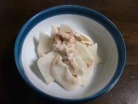 農家直伝!カブとシーチキンのマヨサラダ