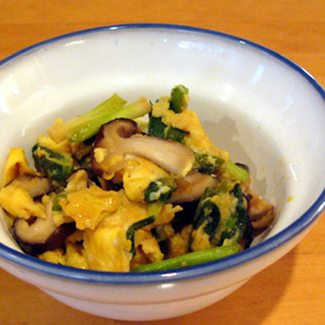 簡単お弁当おかず♪葱と椎茸のすき焼き風