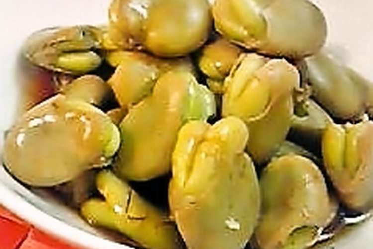 そら豆の醤油煮 皮ごと頂いて下さい レシピ 作り方 By こまつた クックパッド