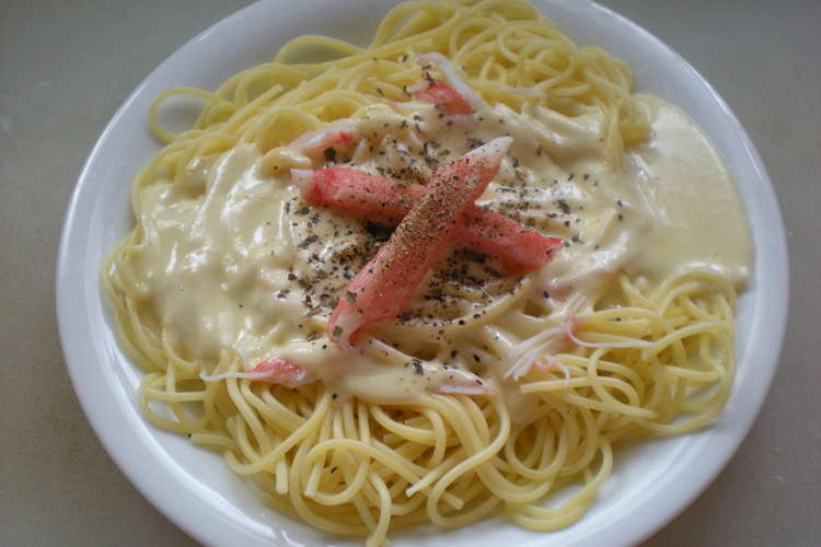 蟹のチーズソースパスタ レシピ 作り方 By Ichimai クックパッド 簡単おいしいみんなのレシピが356万品