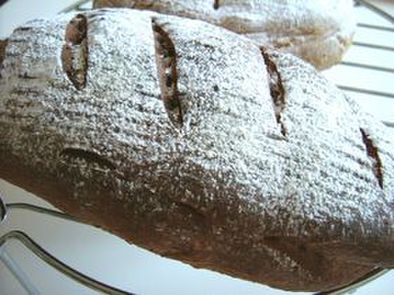 天然酵母でショコラ・フランスパン♪の写真