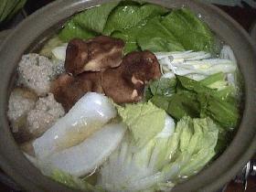 肉団子の鍋物