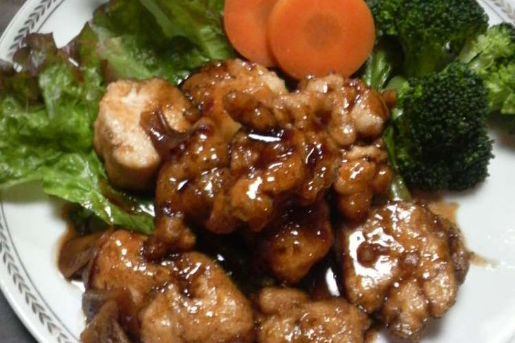 やわらか 鶏むね肉のバルサミコソース レシピ 作り方 By Dears74 クックパッド