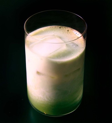 ヘルシー豆乳抹茶ラテの写真