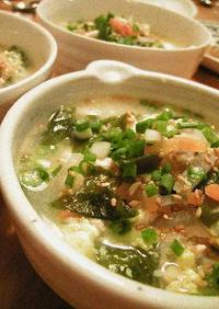 韓国スープかけご飯☆鶏クッパ