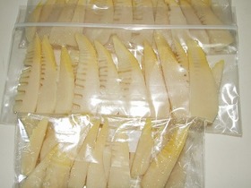 たけのこの保存方法(冷凍)