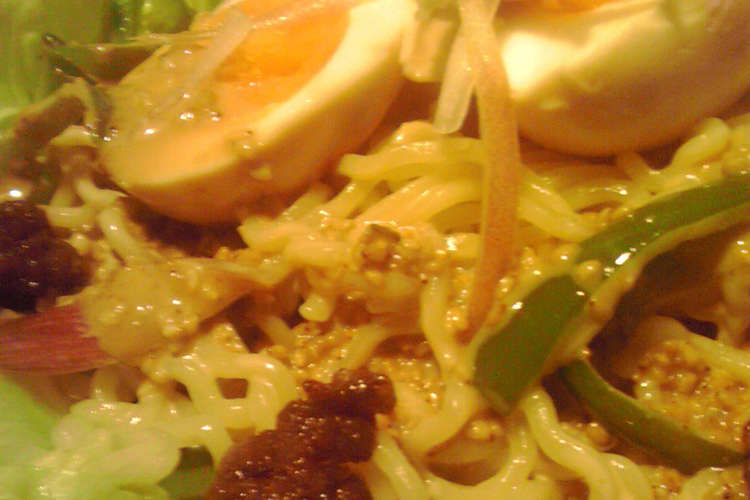 ご自宅で ごまだれのラーメンサラダ レシピ 作り方 By うぴ クックパッド 簡単おいしいみんなのレシピが352万品
