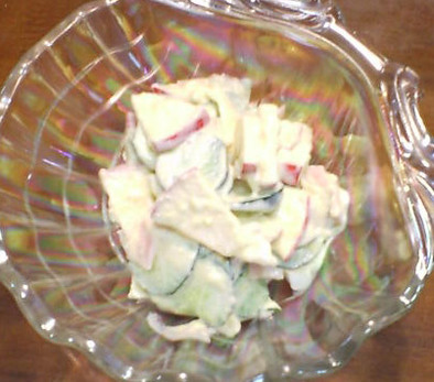 サクサク☆ポリポリのリンゴポテトサラダの写真