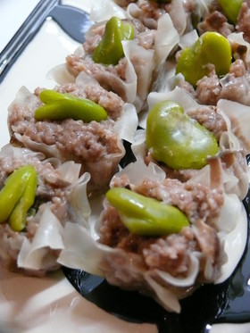 そら豆シュウマイ