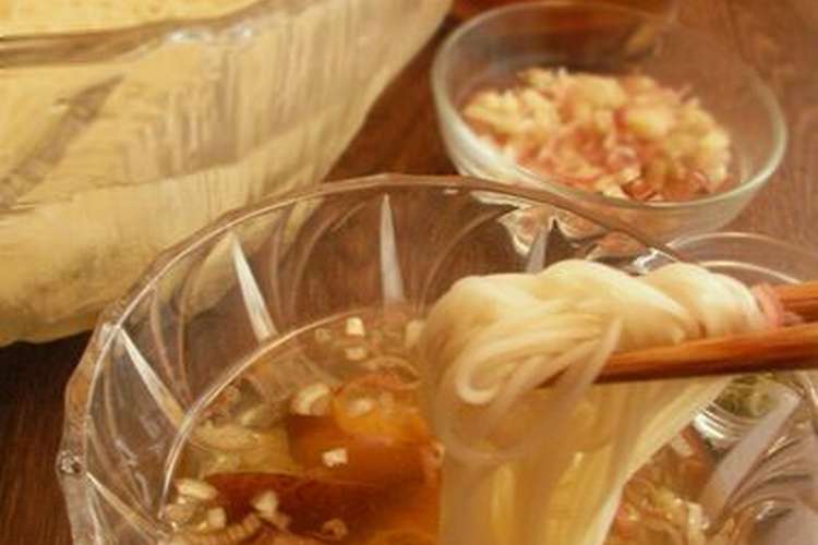 お出汁で食べる 我が家のそうめんつゆ レシピ 作り方 By Jun I クックパッド 簡単おいしいみんなのレシピが367万品