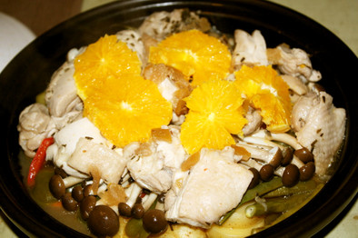 タジン★鶏のオレンジ風味の写真