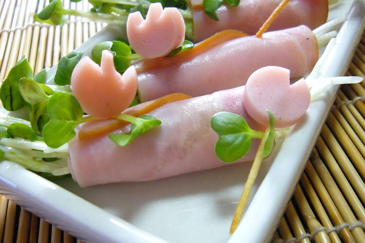 楊枝いらず カイワレ大根 ハムマヨ巻き レシピ 作り方 By Suzuhaha クックパッド 簡単おいしいみんなのレシピが359万品