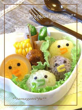 キャラ弁に☆なんとな~く*たまごっち*