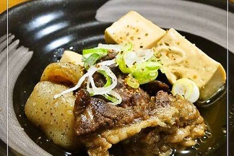 にんにく香る牛スジ肉で 肉豆腐 レシピ 作り方 By みどふぁどベシ クックパッド 簡単おいしいみんなのレシピが356万品