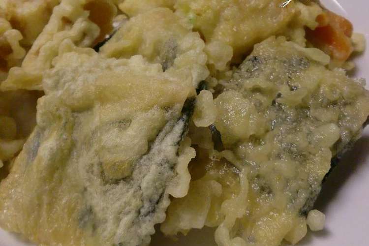 クミン塩でいただく ゆば海苔天ぷら レシピ 作り方 By Piglet クックパッド