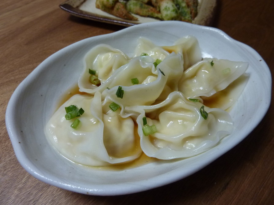 豆腐とたらこの餃子の画像